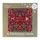Christmas Woodland Cards - Set of 6 (Pre-Order Arrives Early Dec)