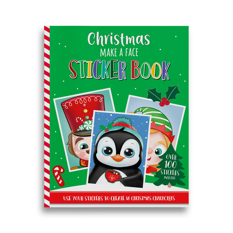 Make A Face Sticker Book - Christmas (Pre-Order Arrives Early Dec)
