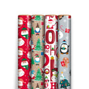 4 Metres Christmas Gift Wrap - Cute (Pre-Order Arrives Early Dec)