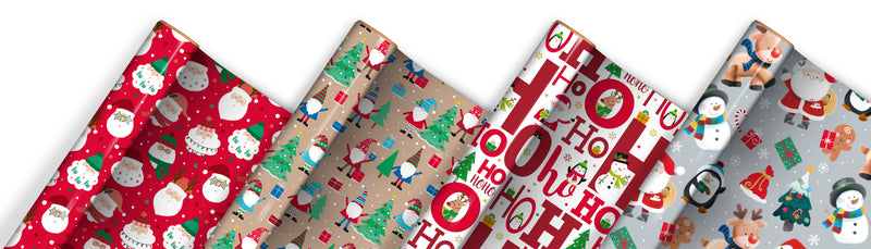 4 Metres Christmas Gift Wrap - Cute (Pre-Order Arrives Early Dec)
