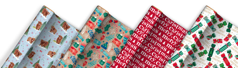 4 Metres Christmas Gift Wrap - Cozy Cheer (Pre-Order Arrives Early Dec)