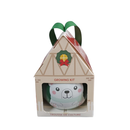 Xmas House Ceramic Pot - Pine