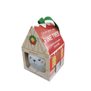 Xmas House Ceramic Pot - Pine