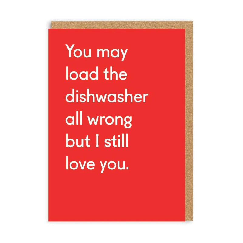 You May Load the Dishwasher All Wrong Card