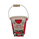 Zinc Pot Wooden Handle - Chilli