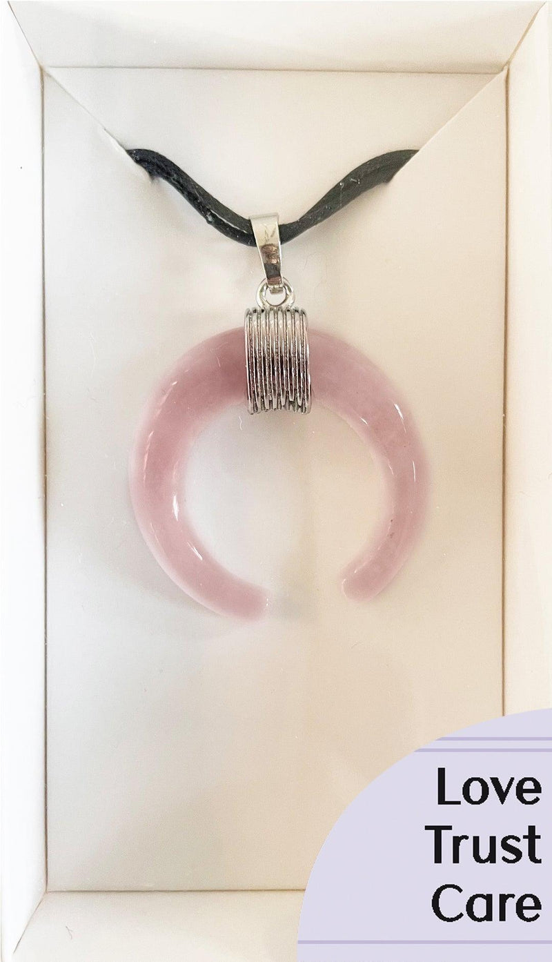 Amulet Pendants - Rose Quartz - SpectrumStore SG