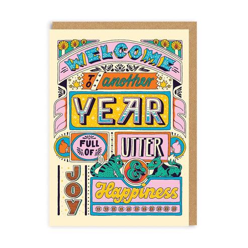 Another Year Full of Happiness Greeting Card - SpectrumStore SG