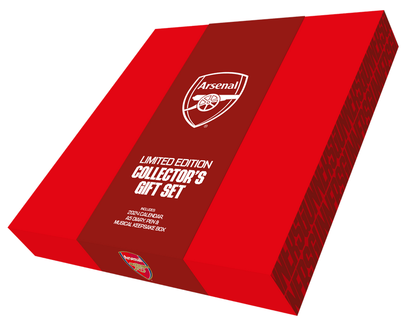 Arsenal Fc 2024 Calendar & Diary Musical Gift Box (Pre-Order Arrives Mid October) - SpectrumStore SG