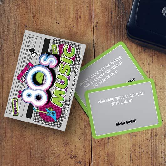 Awesome 80s Music Trivia Card Pack