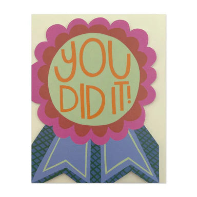 You did it! Card