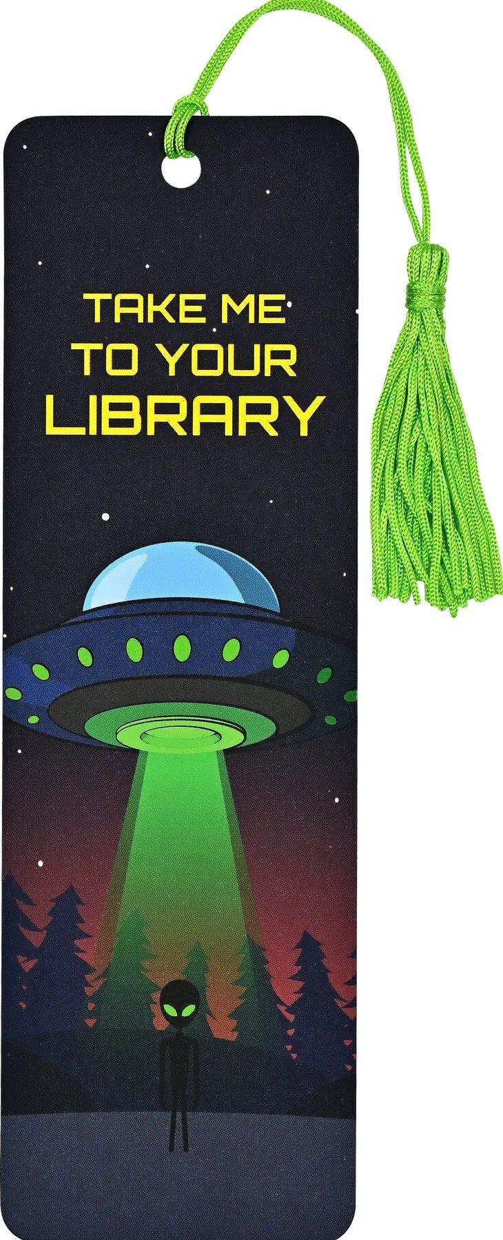 Beaded Bookmark: Take Me To Your Library - SpectrumStore SG