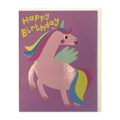 Happy Birthday - Unicorn Card