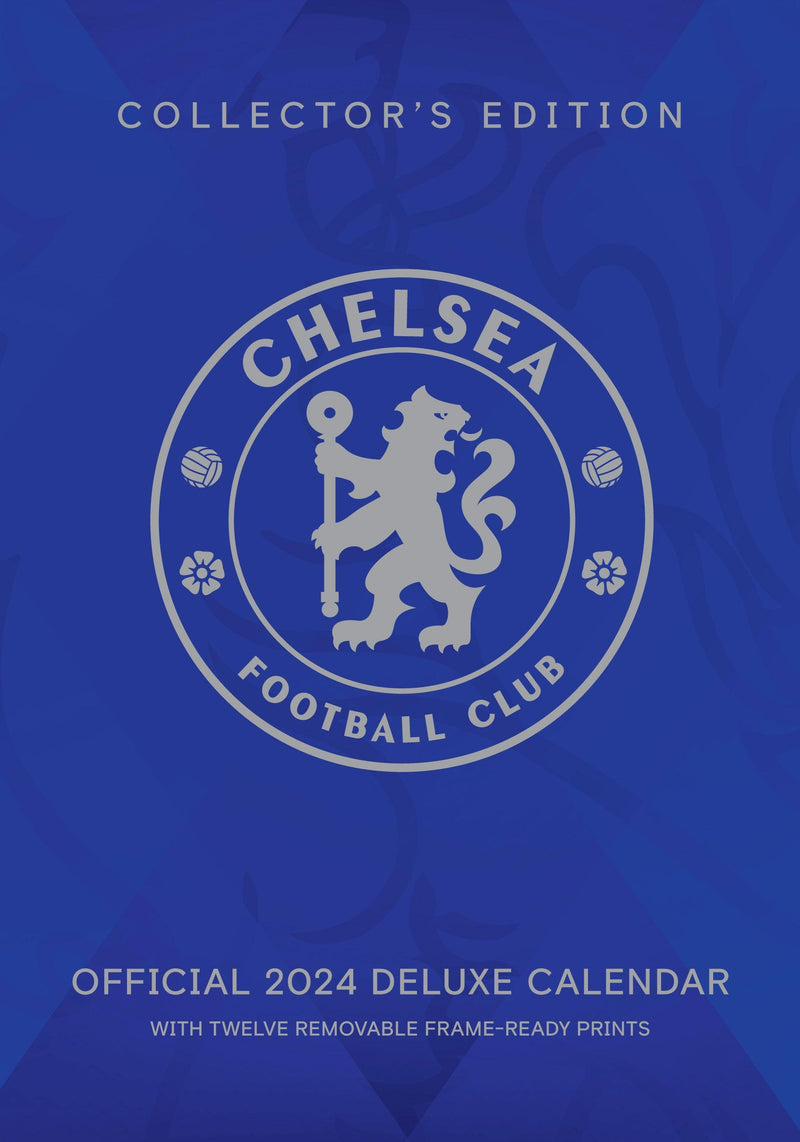Chelsea Football Club 2024 A3 Wall Calendar (Pre-Order Arrives Mid October) - SpectrumStore SG