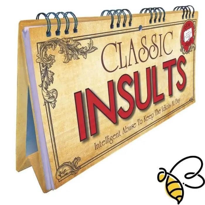 Classic Insults Flip Book - SpectrumStore SG