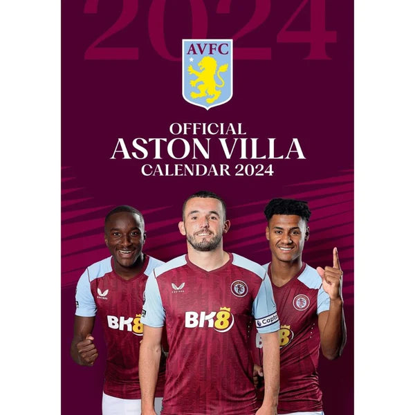 Aston Villa Football Club 2024 A3 Calendar