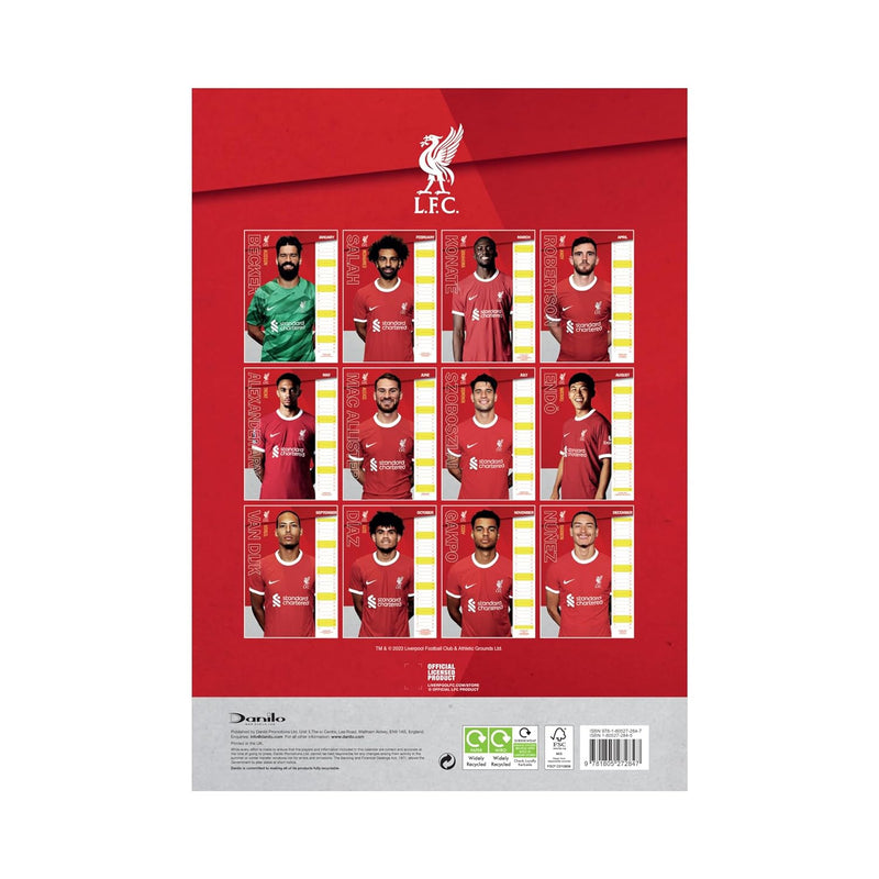 Liverpool Fc 2024 A3 Calendar