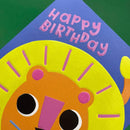 Happy Birthday - Lion Card