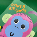 Happy Birthday - Monkey Card