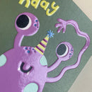 Happy Birthday Monster Card