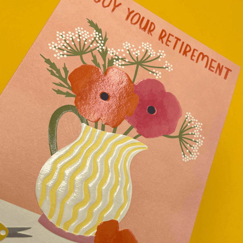 'Enjoy Your Retirement' Card - SpectrumStore SG