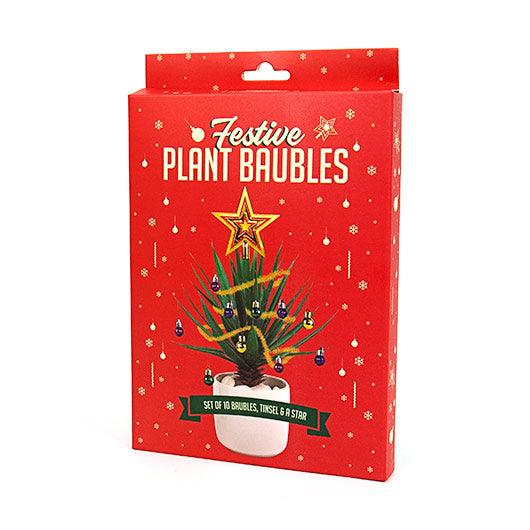 Christmas Festive Plant Baubles
