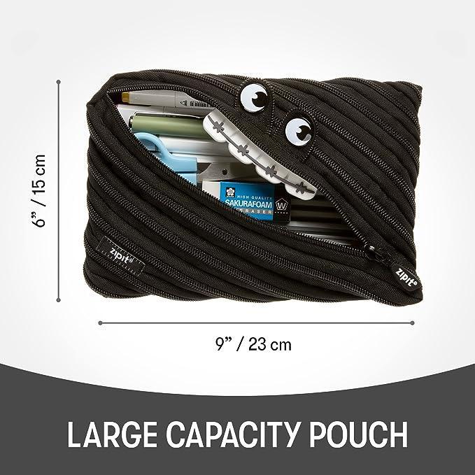 Gorge Jumbo Pencil Case Black - SpectrumStore SG