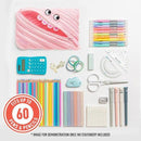 Gorge Jumbo Pencil Case Pink - SpectrumStore SG