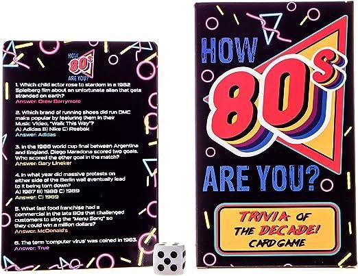 How 80s Are You? 80s Trivia Cards - SpectrumStore SG