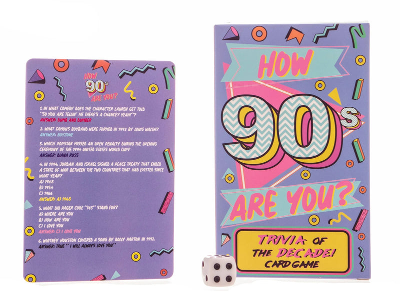How 90s Are You? 90s Trivia Cards - SpectrumStore SG
