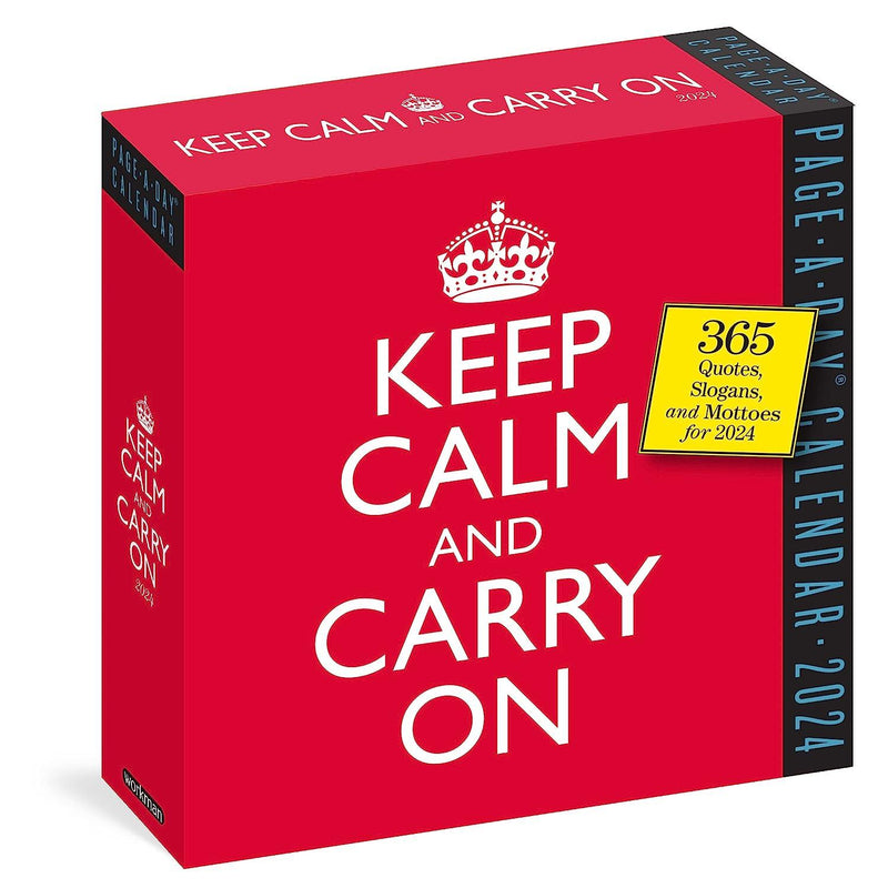 Keep Calm and Carry On Page-A-Day® Calendar 2024 - SpectrumStore SG