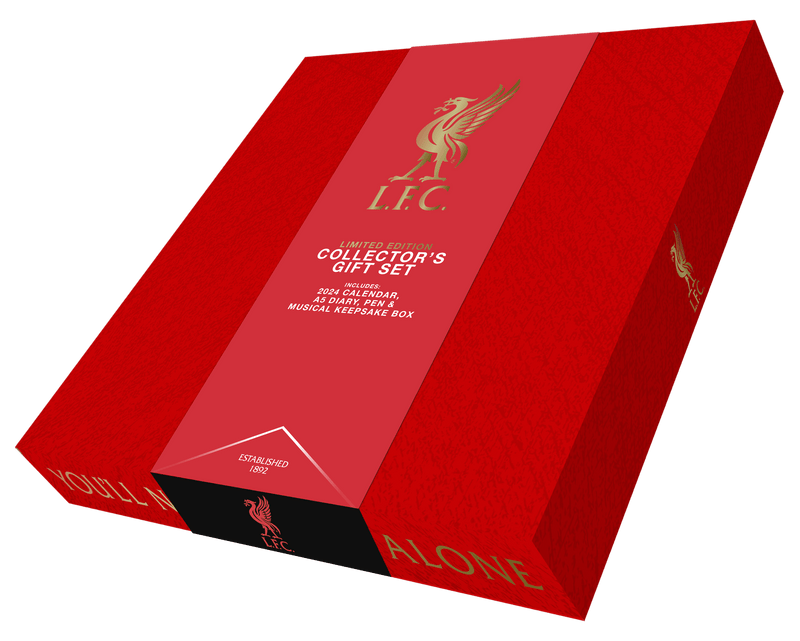 Liverpool Fc 2024 Calendar & Diary Musical Gift Box For Kids