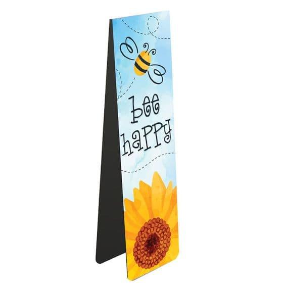 Magnetic Bookmark: Bee Happy - SpectrumStore SG