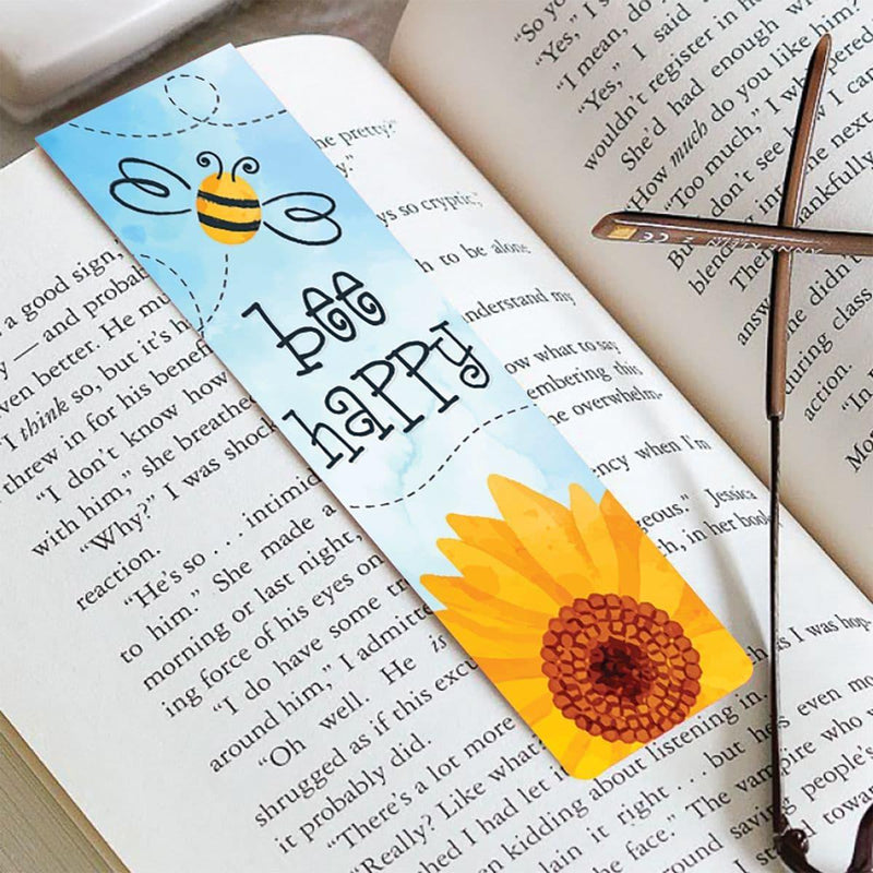 Magnetic Bookmark: Bee Happy - SpectrumStore SG