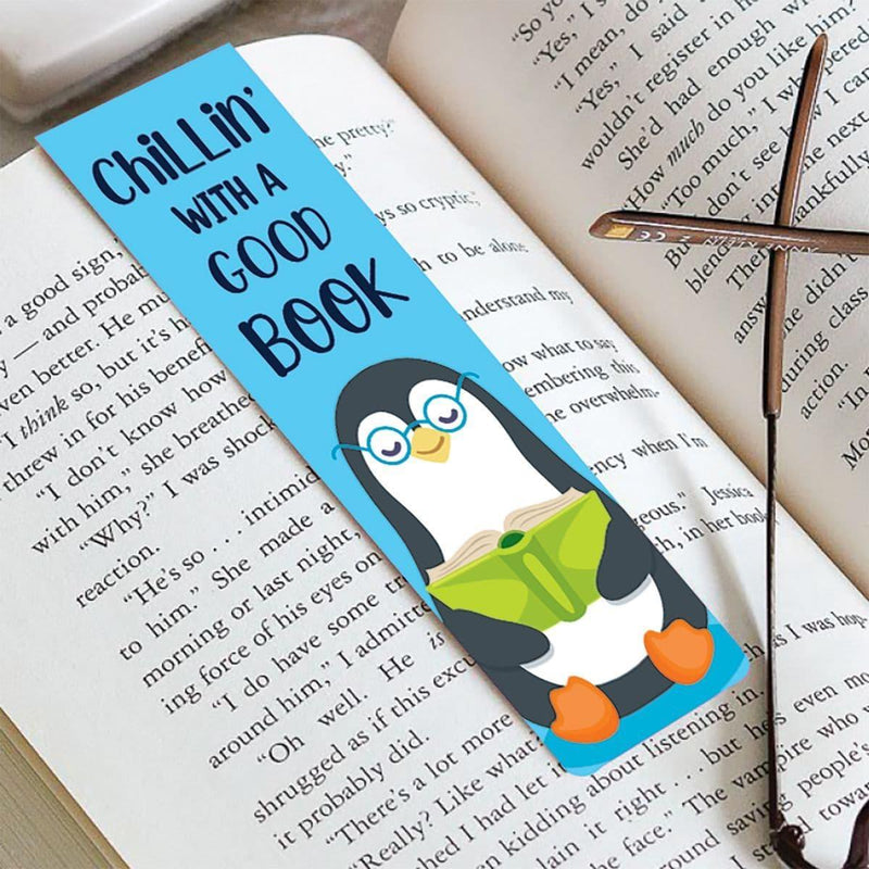 Magnetic Bookmark: Chillin with a good book - SpectrumStore SG