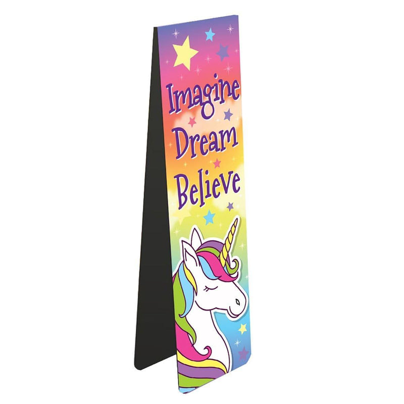 Magnetic Bookmark: Imagine Dream Believe - SpectrumStore SG