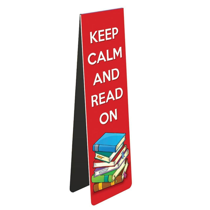 Magnetic Bookmark: Keep Calm And Read On - SpectrumStore SG