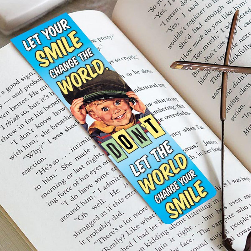 Magnetic Bookmark: Let your smile change the world. - SpectrumStore SG