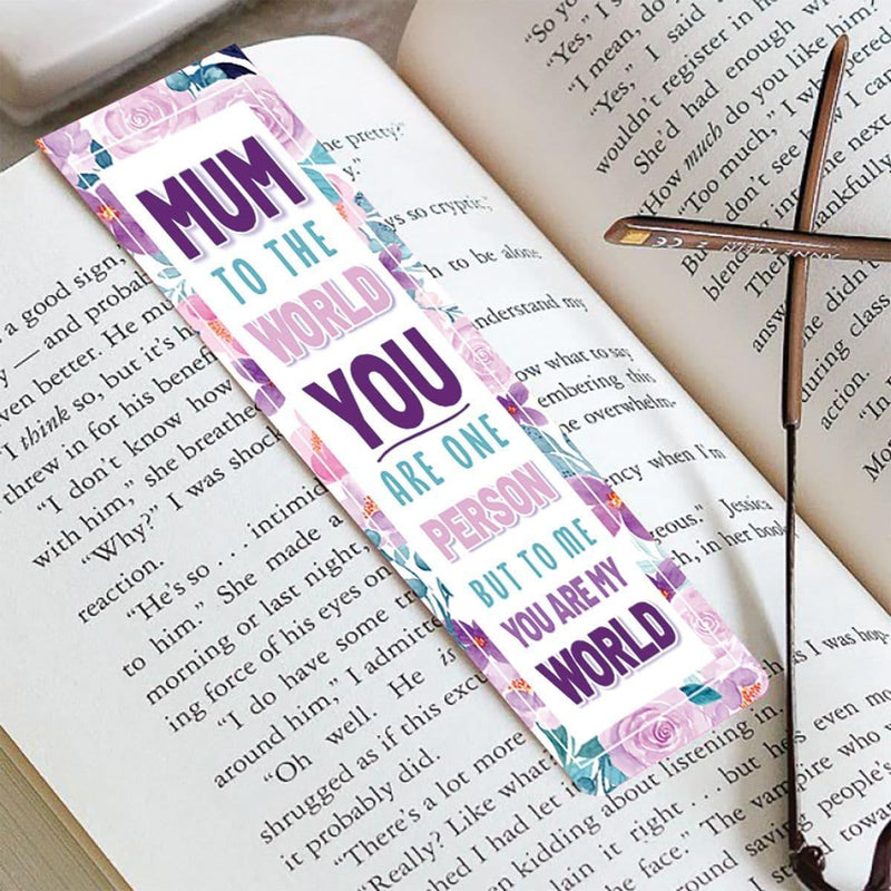 Magnetic Bookmark: Mum To The World You Are One Person - SpectrumStore SG