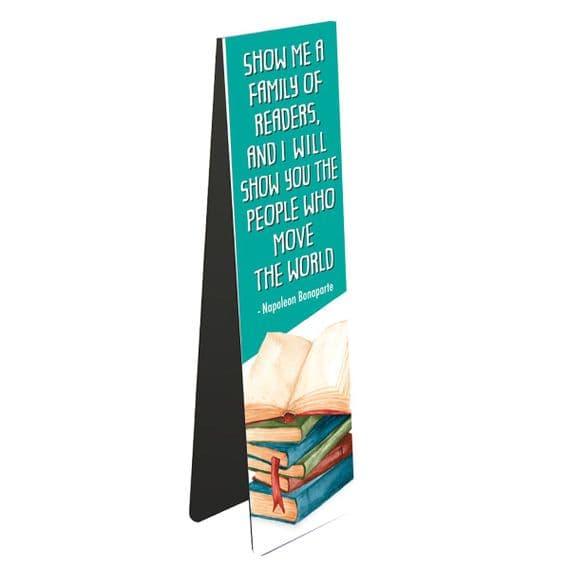 Magnetic Bookmark: Show me a family of Readers - SpectrumStore SG