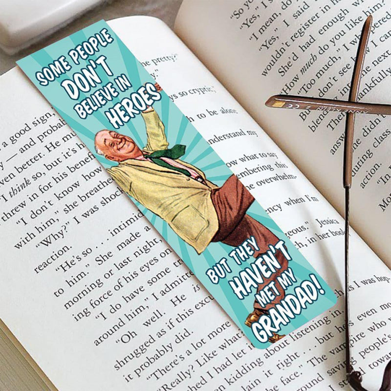 Magnetic Bookmark: Some people Don’t Believe in Heros Grandad - SpectrumStore SG