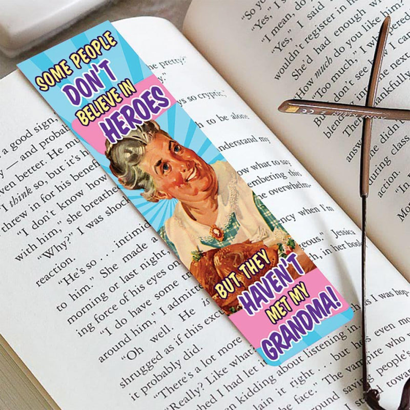 Magnetic Bookmark: Some people Don’t Believe in Heros Grandma - SpectrumStore SG