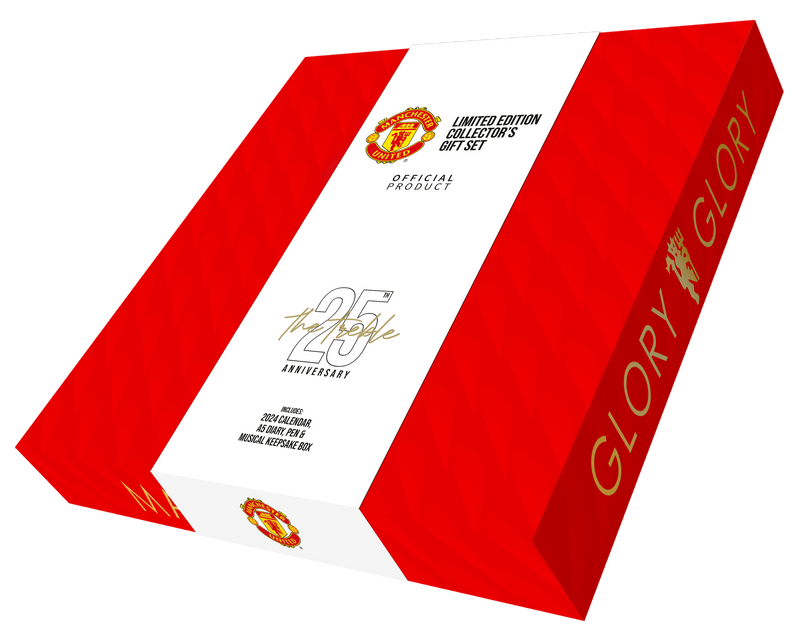 Manchester United Fc 2024 Calendar & Diary Musical Gift Box (Pre-Order Arrives Mid October) - SpectrumStore SG