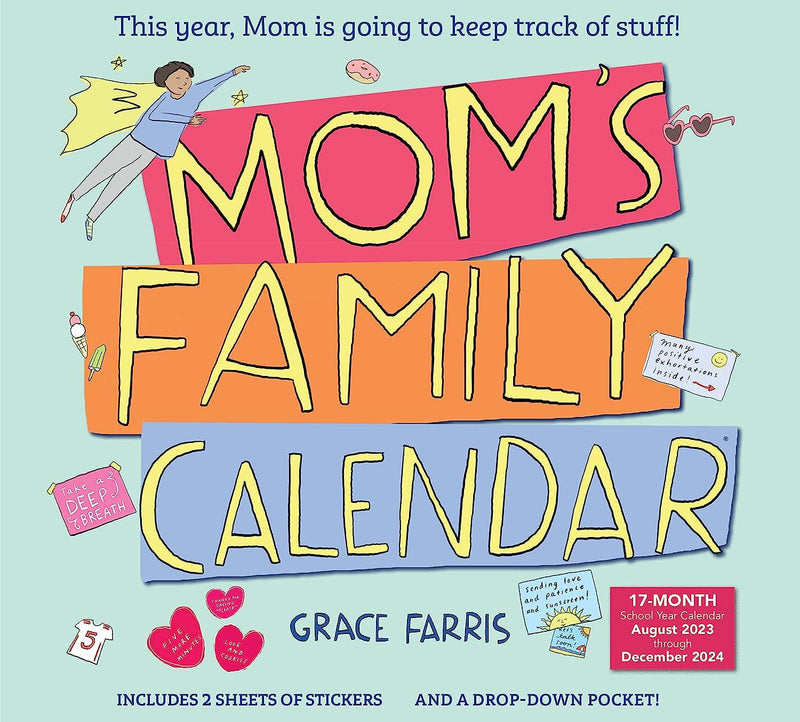 Mom's Family Calendar 2024 (Pre-Order Arrives Mid October) - SpectrumStore SG