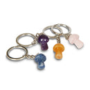 Gemstone Mushroom Keyring