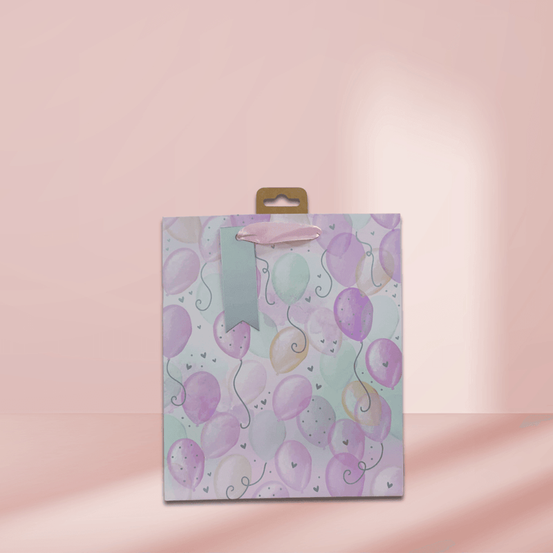 Pastel Balloons Gift Bag - SpectrumStore SG