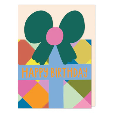 Happy Birthday Die-Cut Present Card