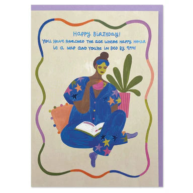 Happy Birthday Bed by 9pm Card