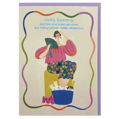 Happy Birthday Hotter thanks Menopause Card