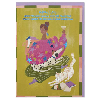 Adulting Animals Fairy Tale Card