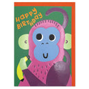 Happy Birthday - Monkey Card